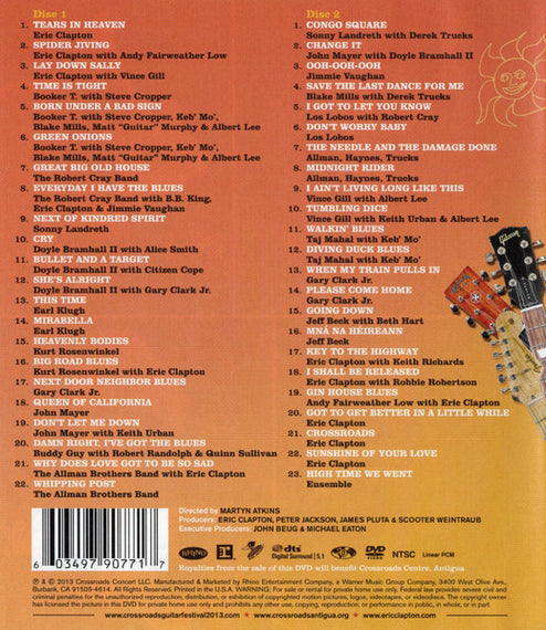 Eric Clapton : Crossroads Guitar Festival (2xDVD-V, Multichannel, NTSC, DTS)