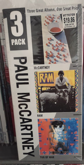Paul McCartney : 3 Pack (CD, RE + CD, RE + CD, RE + Box, Comp)