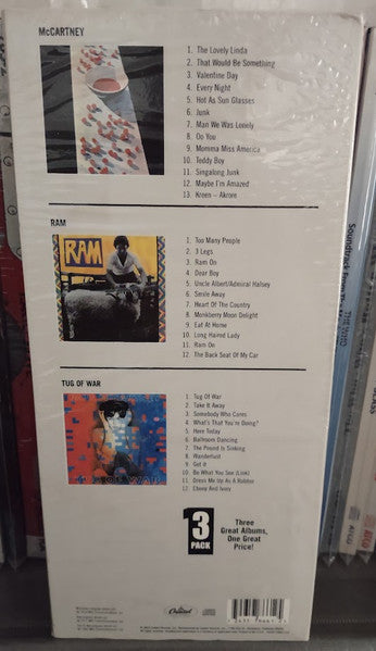 Paul McCartney : 3 Pack (CD, RE + CD, RE + CD, RE + Box, Comp)