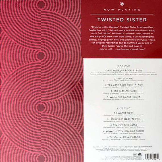 Twisted Sister : Now Playing (LP, Comp, Ora)