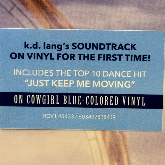 k.d. lang : Music From The Motion Picture Soundtrack Even Cowgirls Get The Blues (LP, Album, Ltd, Cow)