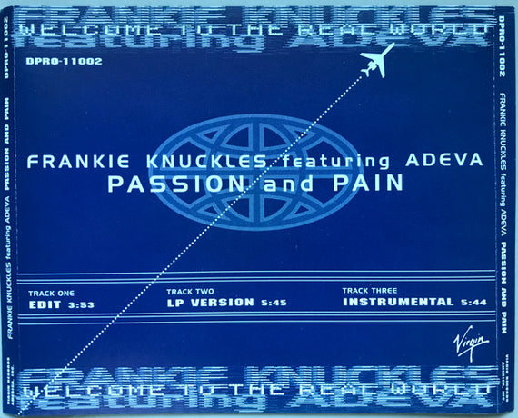 Frankie Knuckles Featuring Adeva : Passion And Pain (CD, Single, Promo)
