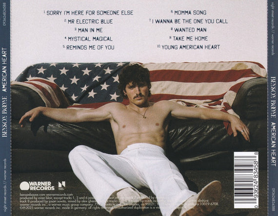 Benson Boone : American Heart (CD, Album)