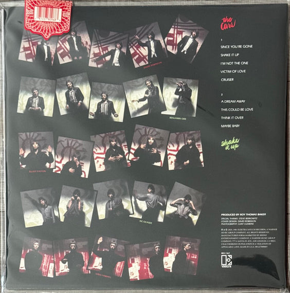 The Cars : Shake It Up (LP, Album, RE, RM, Rhi)