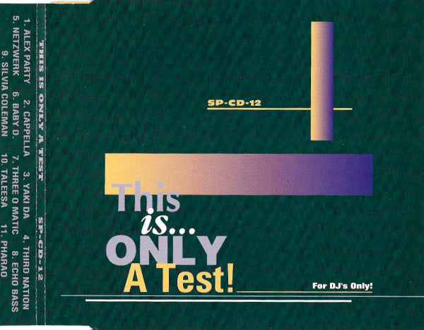 Various : This Is Only A Test! (CD, Comp)