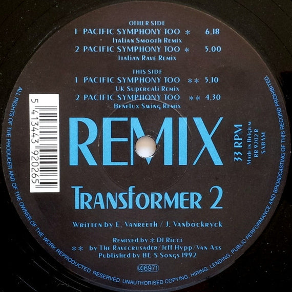 Transformer 2 : Pacific Symphony Too (12")