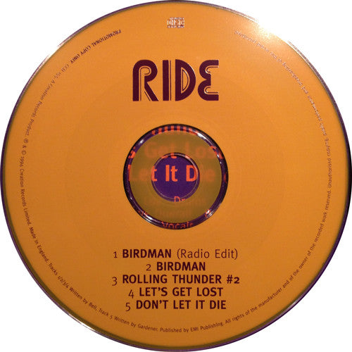 Ride : Birdman (CD, Single, Promo)