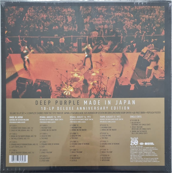 Deep Purple : Made In Japan (2xLP, Album, Rem + 8xLP, Rem + Box, Dlx, Ltd, RE)