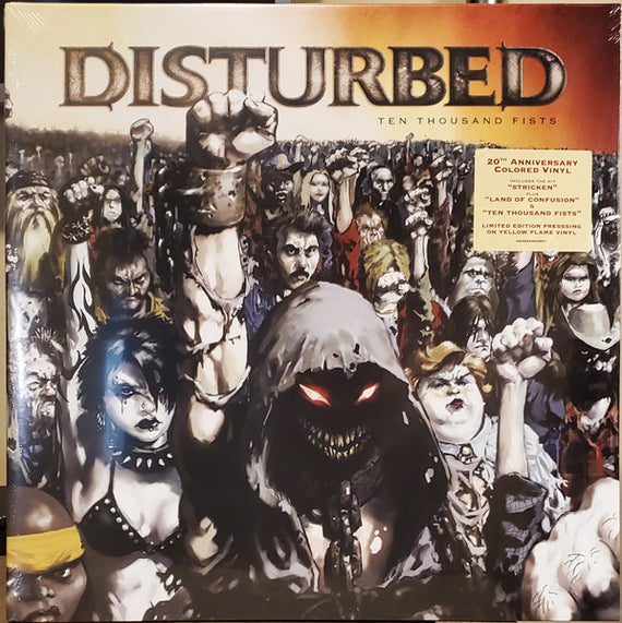 Disturbed : Ten Thousand Fists (2xLP, Album, RE, Yel)