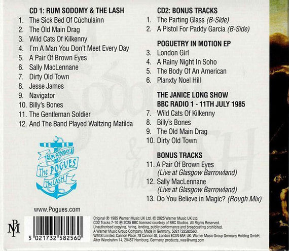The Pogues : Rum Sodomy & The Lash (CD, Album, RE + CD, Comp + RM, 40t)