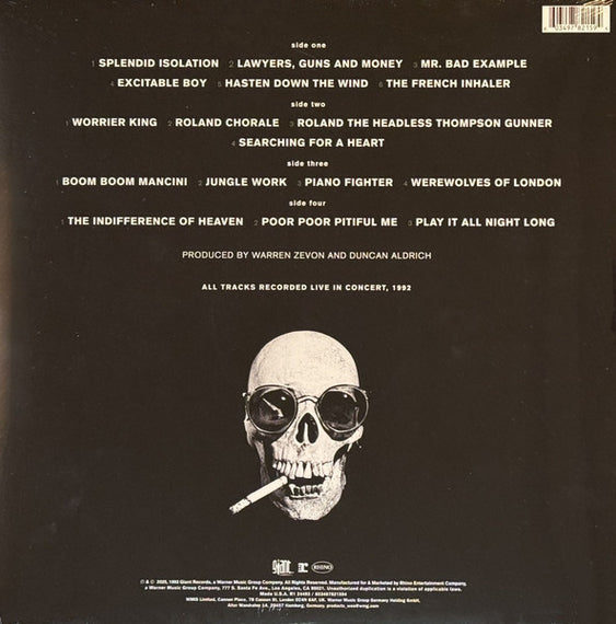 Warren Zevon : Learning To Flinch (2xLP, Album, RE, RP)