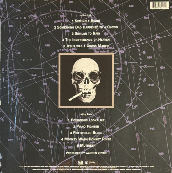 Warren Zevon : Mutineer (LP, Album, RE, RP)