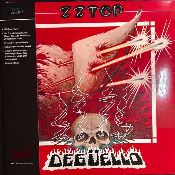 ZZ Top : Degüello (LP, Album, Ltd, RE, 180)