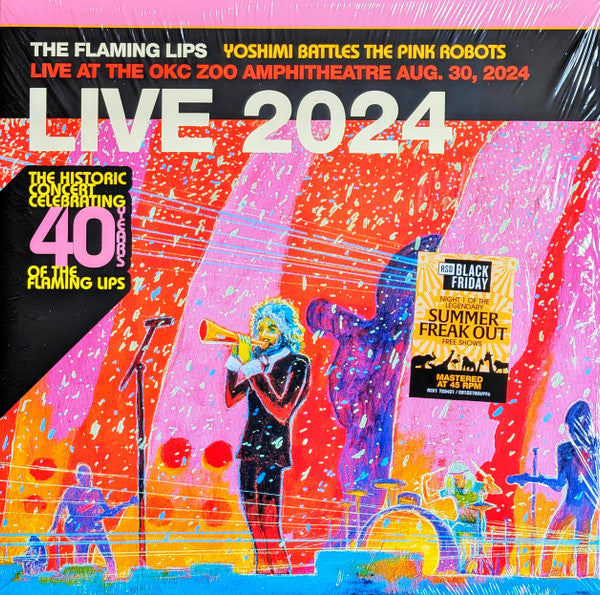 The Flaming Lips : Yoshimi Battles The Pink Robots (Live At The OKC Zoo Amphitheatre Aug. 30, 2024) (2xLP, Album, RSD, Ltd, Hig)