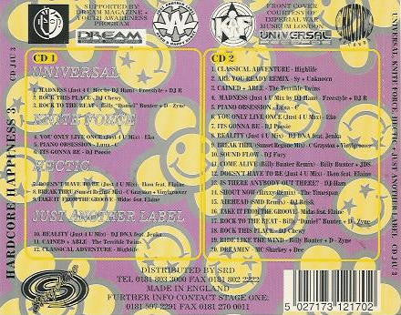 Various : Hardcore Happiness III (CD, Comp + CD, Mixed)