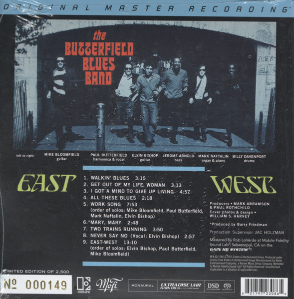 The Butterfield Blues Band* : East-West (SACD, Hybrid, Album, Mono, Ltd, Num)