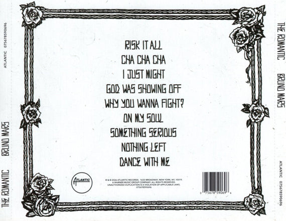 Bruno Mars : The Romantic (CD, Album)