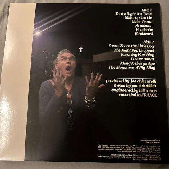 Morrissey : Make-Up Is A Lie (LP, Album, Ltd, Pic, Zoe)