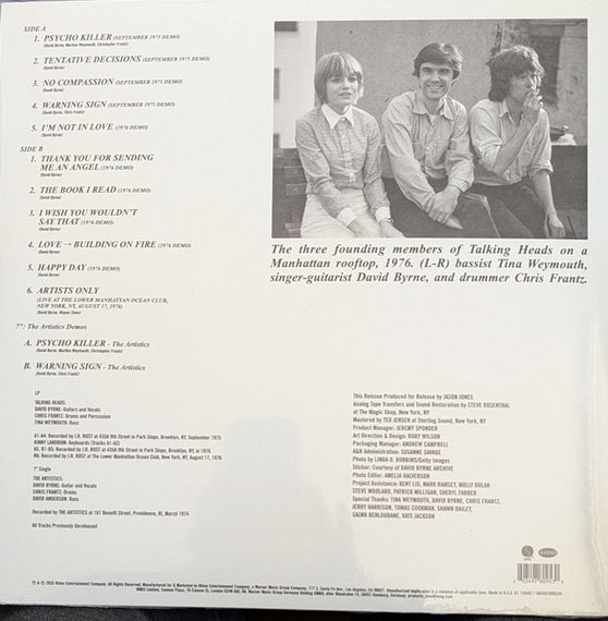 Talking Heads : Tentative Decisions: Demos & Live (LP + 7