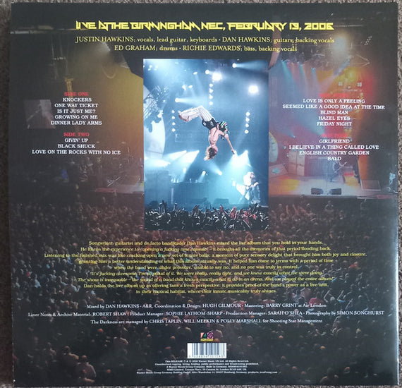The Darkness : One Way Ticket To Birmingham (Live At The NEC 2006) (2xLP, Album, RSD, Ltd, Red)