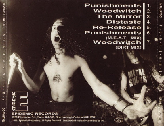Malhavoc : Punishments (CD, EP)