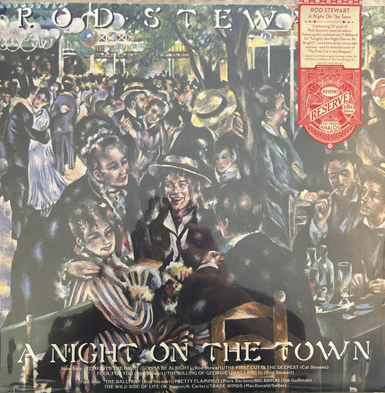 Rod Stewart : A Night On The Town (LP, Album, RE, 180)