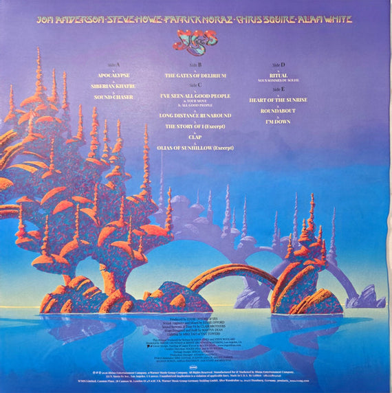 Yes : Live at Roosevelt Stadium, Jersey City, NJ, 17 June 1976 (3xLP, S/Sided)