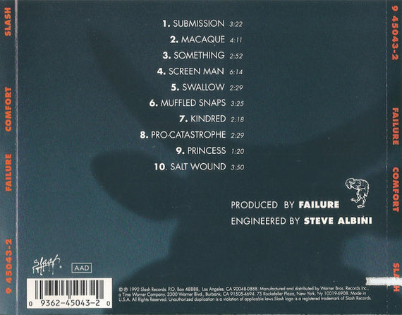 Failure : Comfort (CD, Album)
