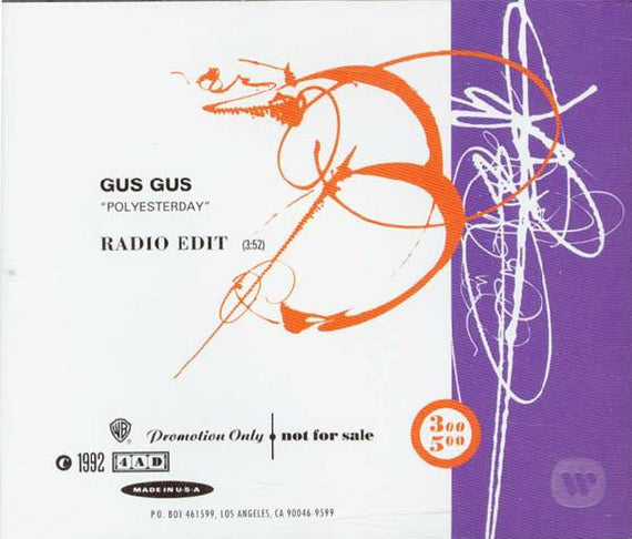Gus Gus* : Polyesterday (CD, Single, Promo)