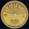 Elvis Presley : That's All Right (10", Single, Ltd, Num, RE)