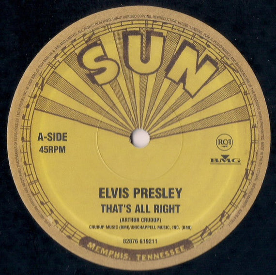Elvis Presley : That's All Right (10", Single, Ltd, Num, RE)