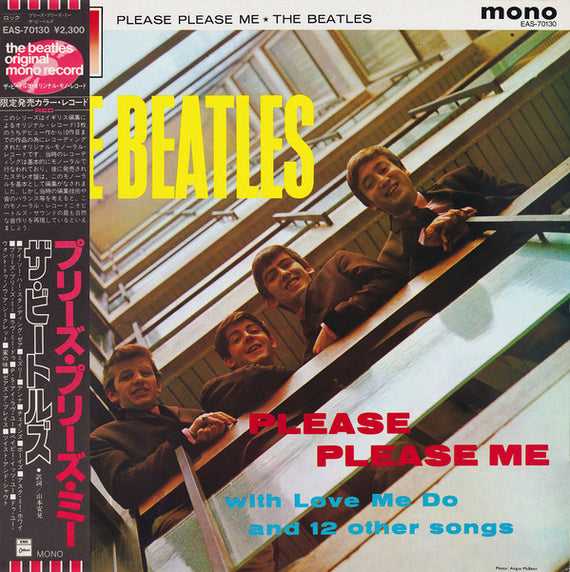 The Beatles : Please Please Me (LP, Album, Mono, RE, Red)