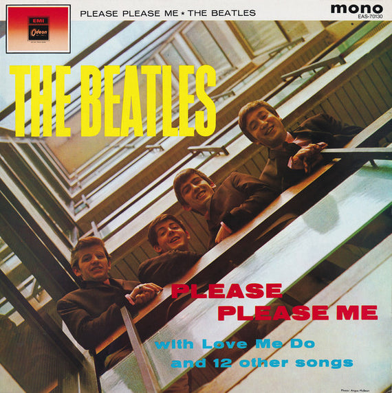The Beatles : Please Please Me (LP, Album, Mono, RE, Red)