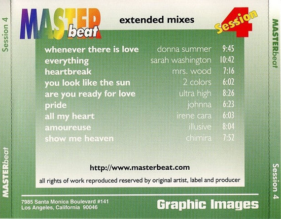 Various : Masterbeat Session 4 Winter 1997 (CD, Comp)