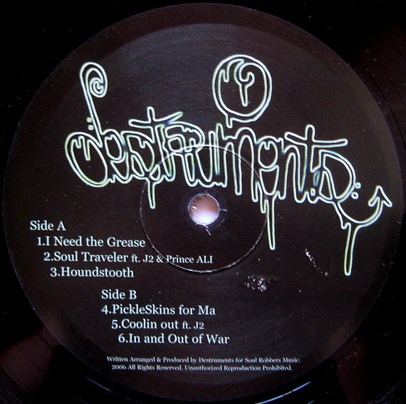 Destruments : Seeds Of Soul (12")