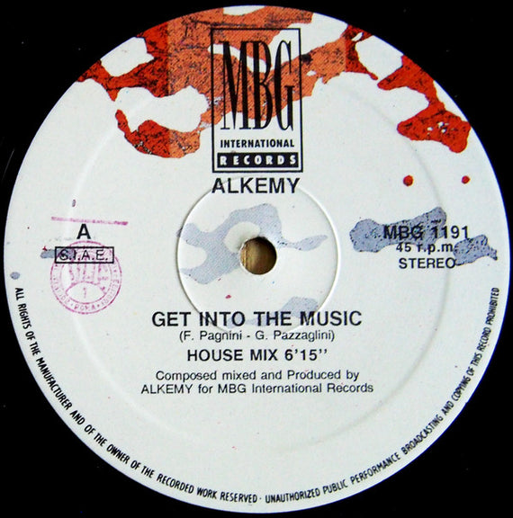 Alkemy : Get Into The Music (12")