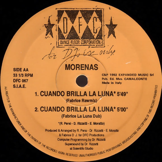 Morenas : Cuando Brilla La Luna (12")