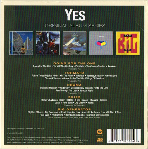 Yes : Original Album Series (CD, Album, RE + CD, Album, RE + CD, Album, RE + CD)