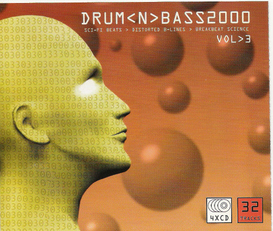 Various : Drum<N>Bass2000  Vol>3 (Sci-Fi Beats>Distorted B-Lines>Breakbeat Science) (4xCD, Comp)