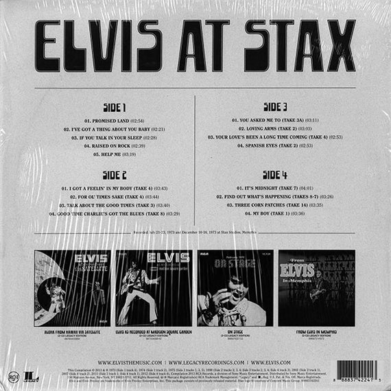 Elvis Presley : Elvis At Stax (2xLP, Comp, RM, 180)