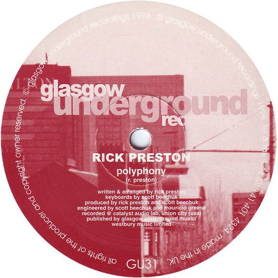 Rick Preston : Future Paradise (12")