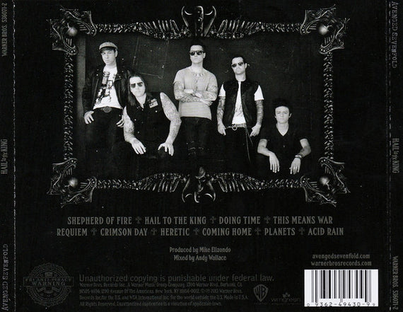 Avenged Sevenfold : Hail To The King (CD, Album)