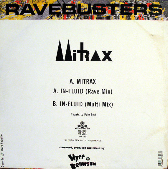 Ravebusters : Mitrax (12")