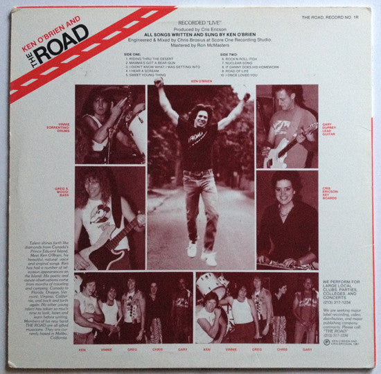 Ken O'brien And The Road : Ken O'brien And The Road (LP)