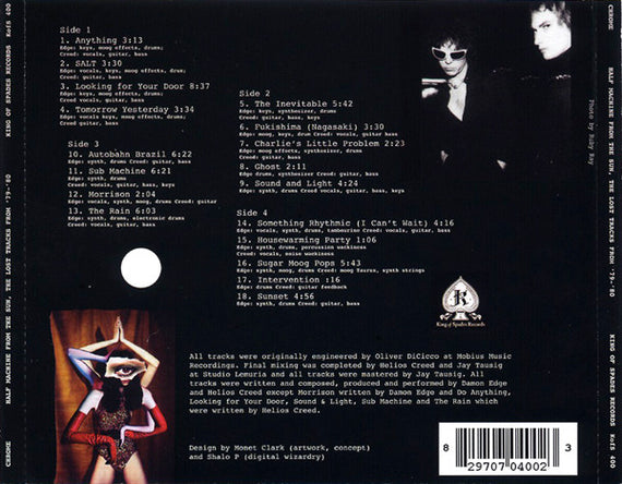 Chrome (8) : Half Machine From The Sun, The Lost Tracks From '79-'80 (CD, Album)