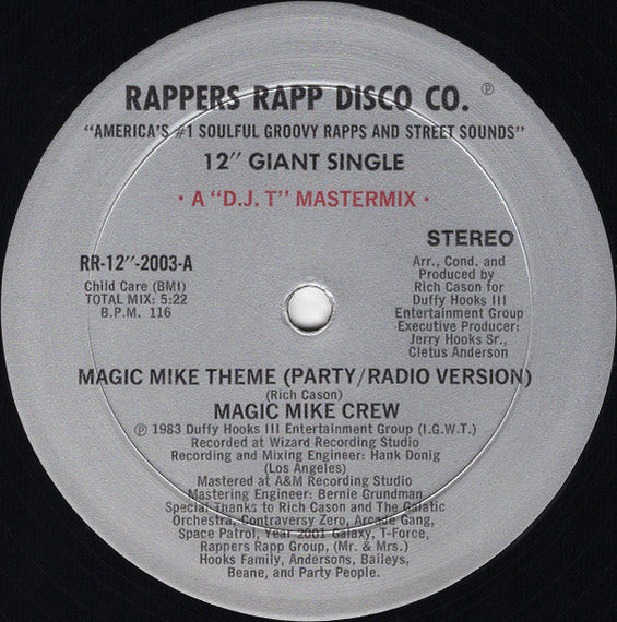 Magic Mike Crew : Magic Mike Theme (12", Single)