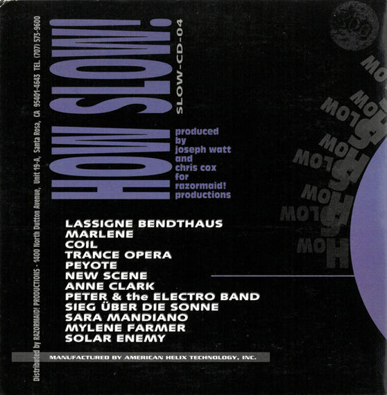 Various : ...Maid! How Slow Can You Go? #4 (CD, Comp, Mixed)
