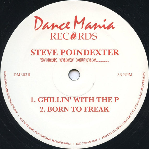 Steve Poindexter : Work That Mutha...... (12", RE)