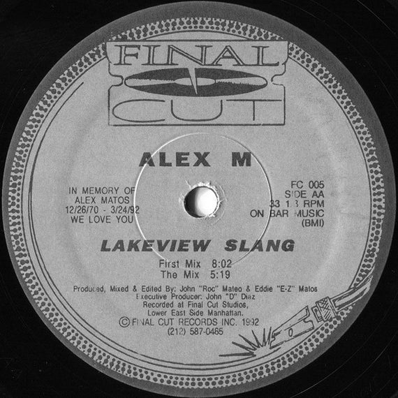 Alex M : It Works / Without Thought / Lakeview Slang (12")