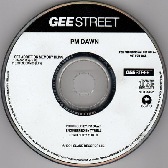 PM Dawn* : Set Adrift On Memory Bliss (Radio Edit) (CD, Single, Promo)